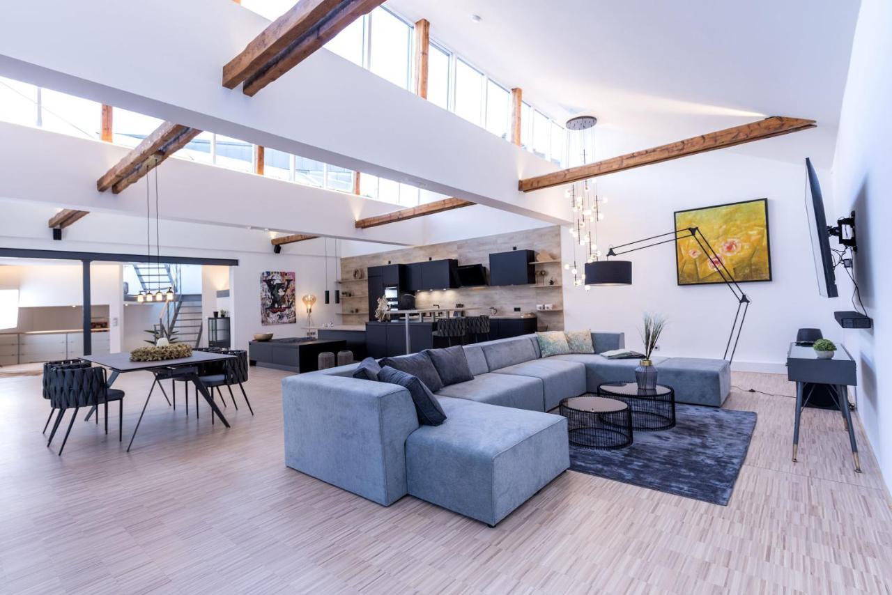 Luxus Wellness Loft - 245Qm - Designwohnen Im Zentrum Gütersloh Buitenkant foto