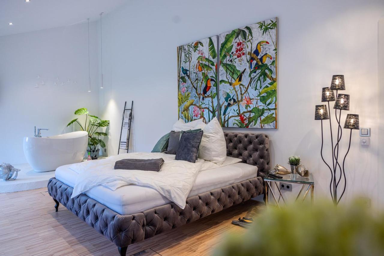 Luxus Wellness Loft - 245Qm - Designwohnen Im Zentrum Gütersloh Buitenkant foto