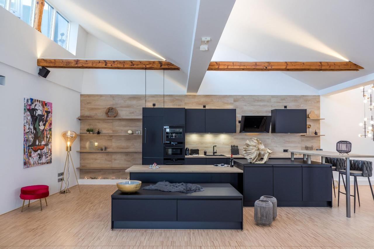 Luxus Wellness Loft - 245Qm - Designwohnen Im Zentrum Gütersloh Buitenkant foto